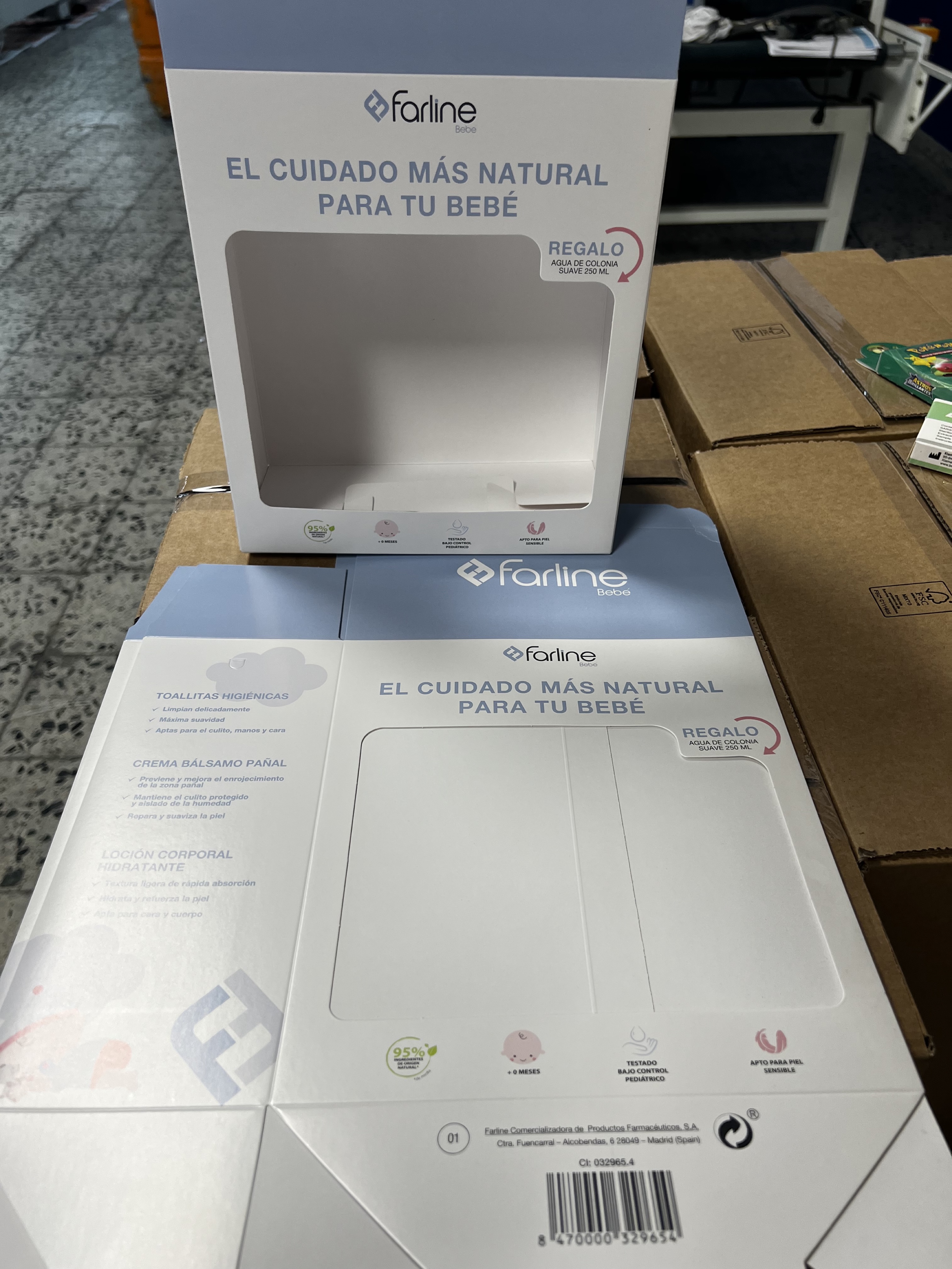 Packaging con ventana